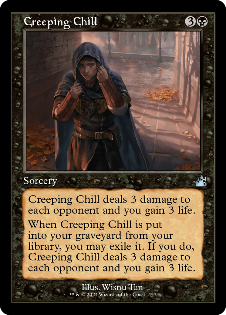 Creeping Chill (Retro Frame) [Ravnica Remastered] | Total Play
