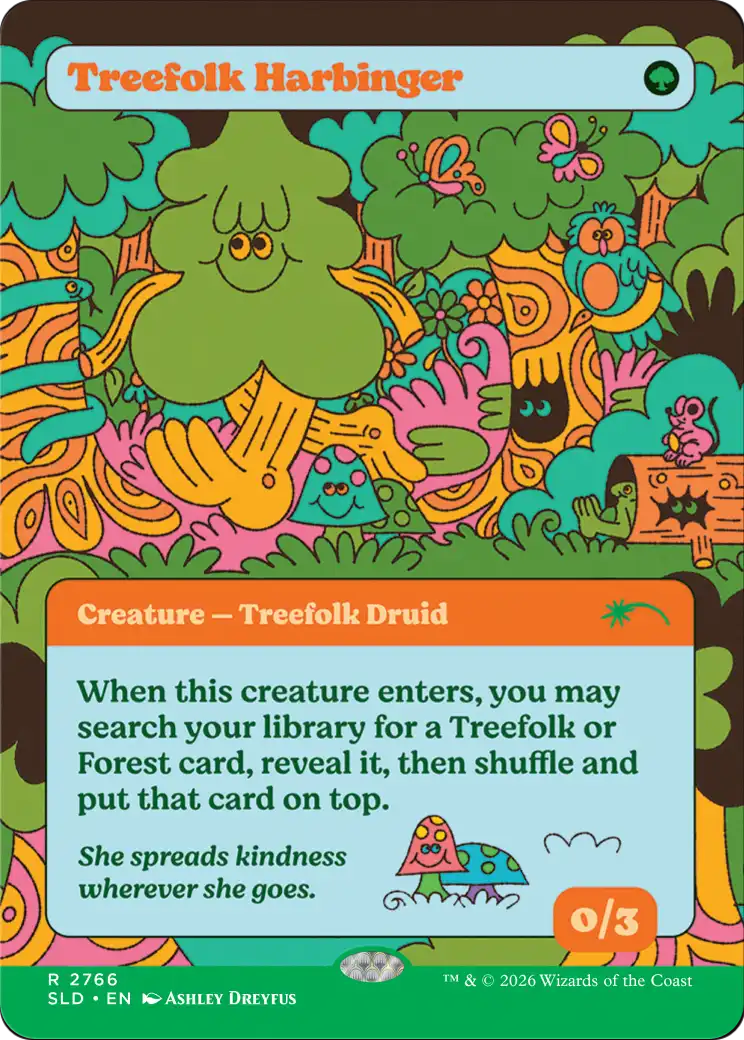 Treefolk Harbinger [Secret Lair Drop Series] | Total Play