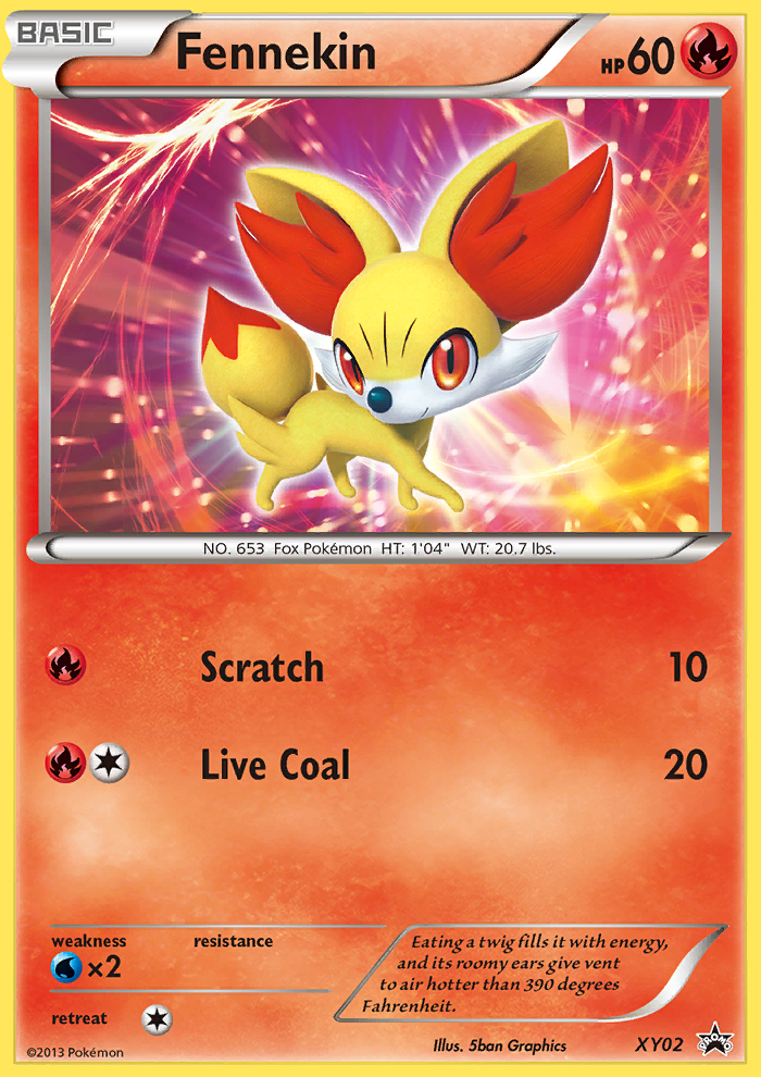 Fennekin (XY02) [XY: Black Star Promos] | Total Play