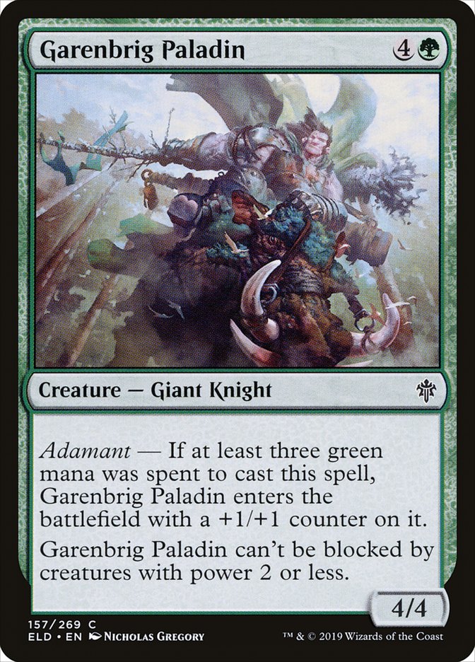 Garenbrig Paladin [Throne of Eldraine] | Total Play