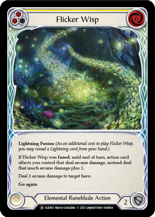 Flicker Wisp [U-ELE065] (Tales of Aria Unlimited)  Unlimited Normal | Total Play
