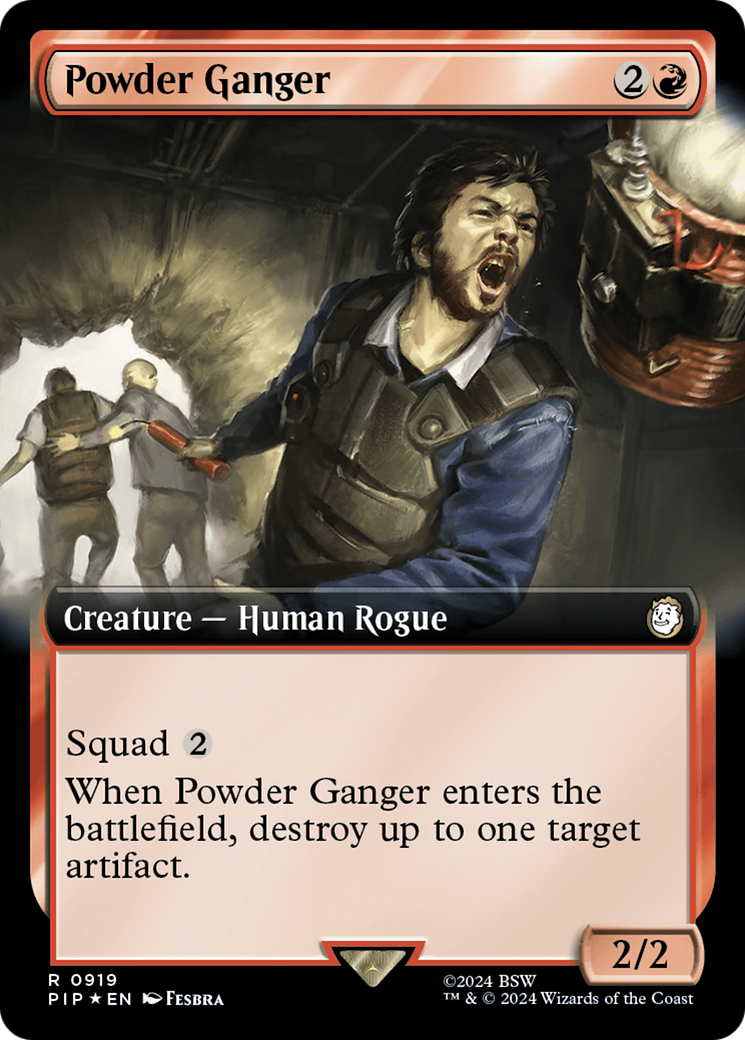 Powder Ganger (Extended Art) (Surge Foil) [Fallout] | Total Play