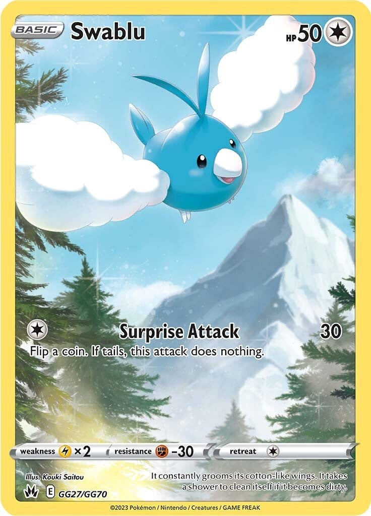 Swablu (GG27/GG70) [Sword & Shield: Crown Zenith] | Total Play