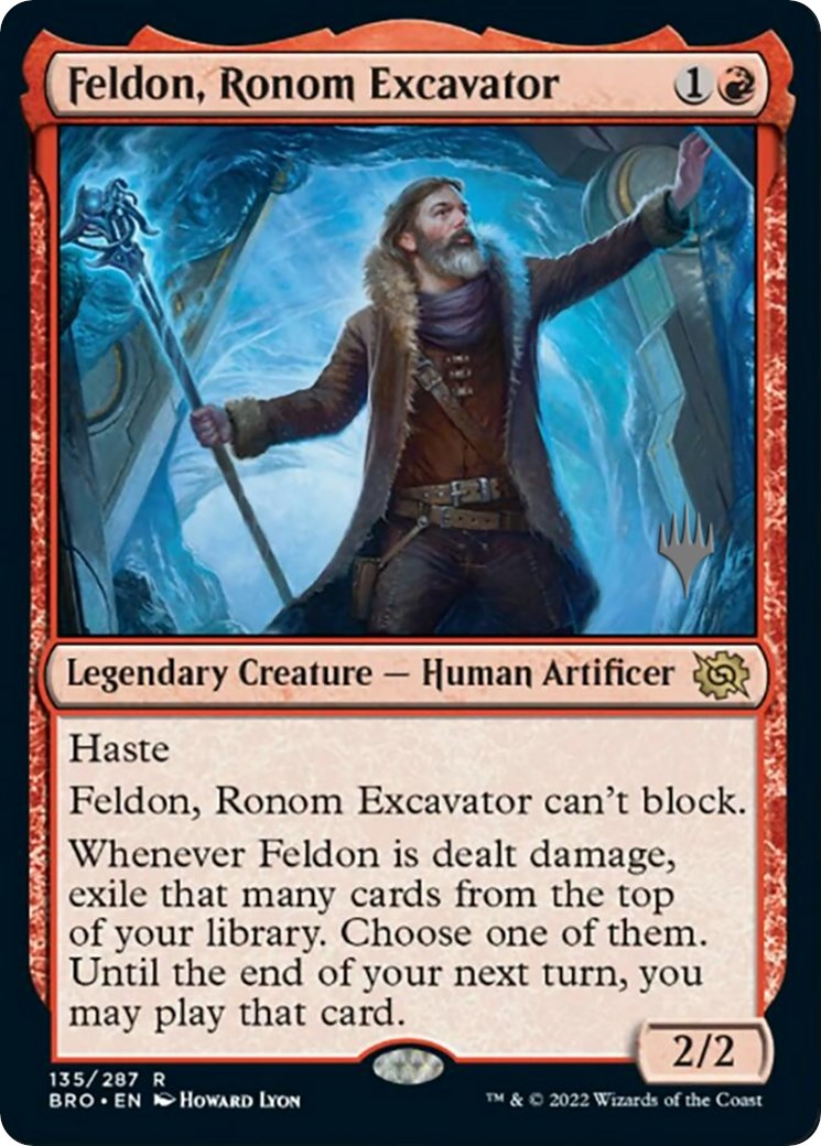 Feldon, Ronom Excavator (Promo Pack) [The Brothers' War Promos] | Total Play