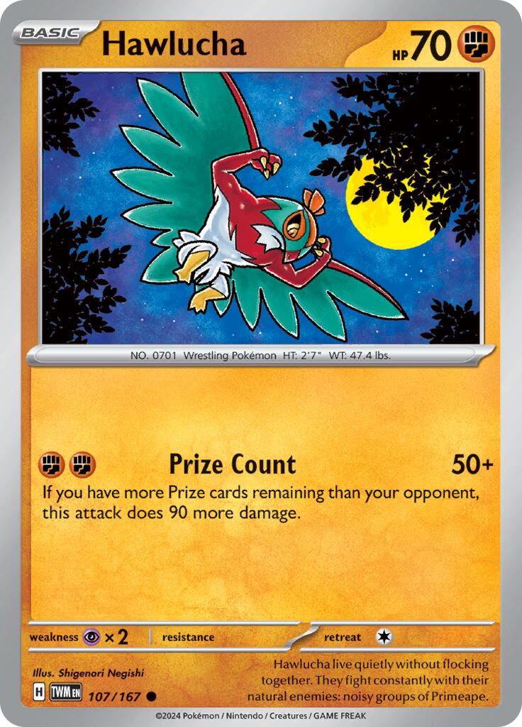 Hawlucha (107/167) [Scarlet & Violet: Twilight Masquerade] | Total Play