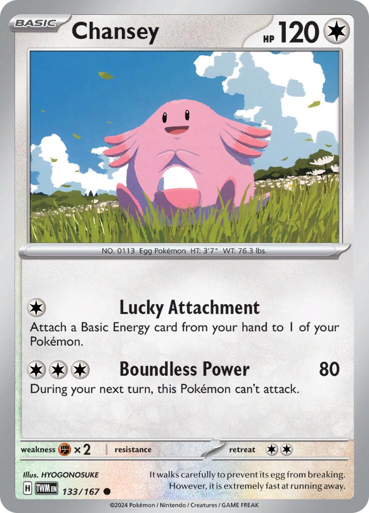 Chansey (133/167) [Scarlet & Violet: Twilight Masquerade] | Total Play