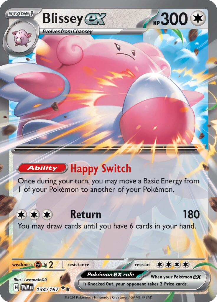 Blissey ex (134/167) [Scarlet & Violet: Twilight Masquerade] | Total Play
