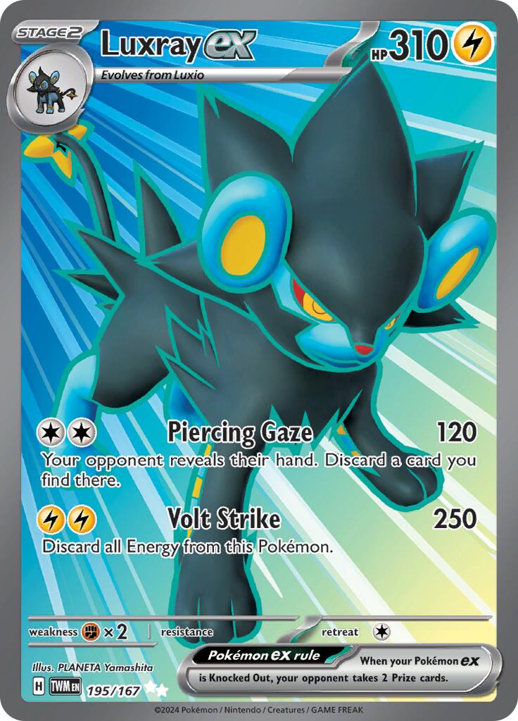 Luxray ex (195/167) [Scarlet & Violet: Twilight Masquerade] | Total Play