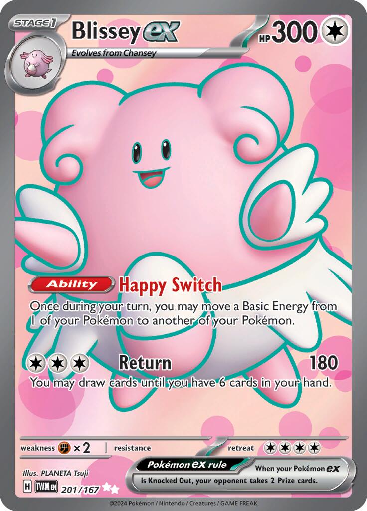 Blissey ex (201/167) [Scarlet & Violet: Twilight Masquerade] | Total Play