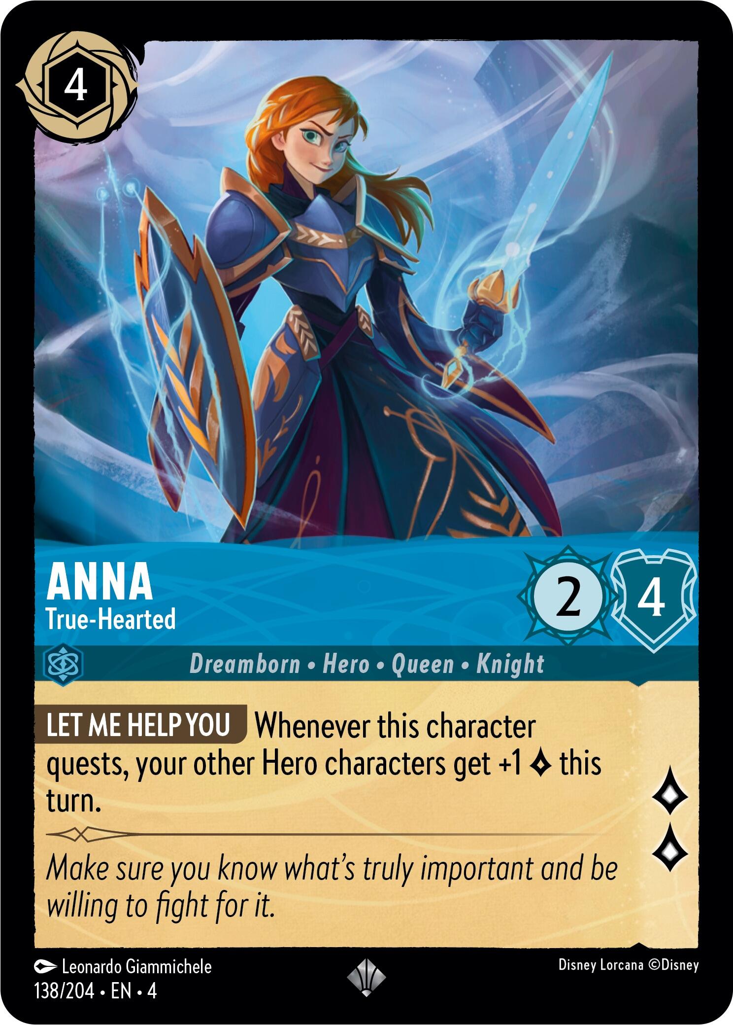 Anna - True-Hearted (138/204) [Ursula's Return] | Total Play