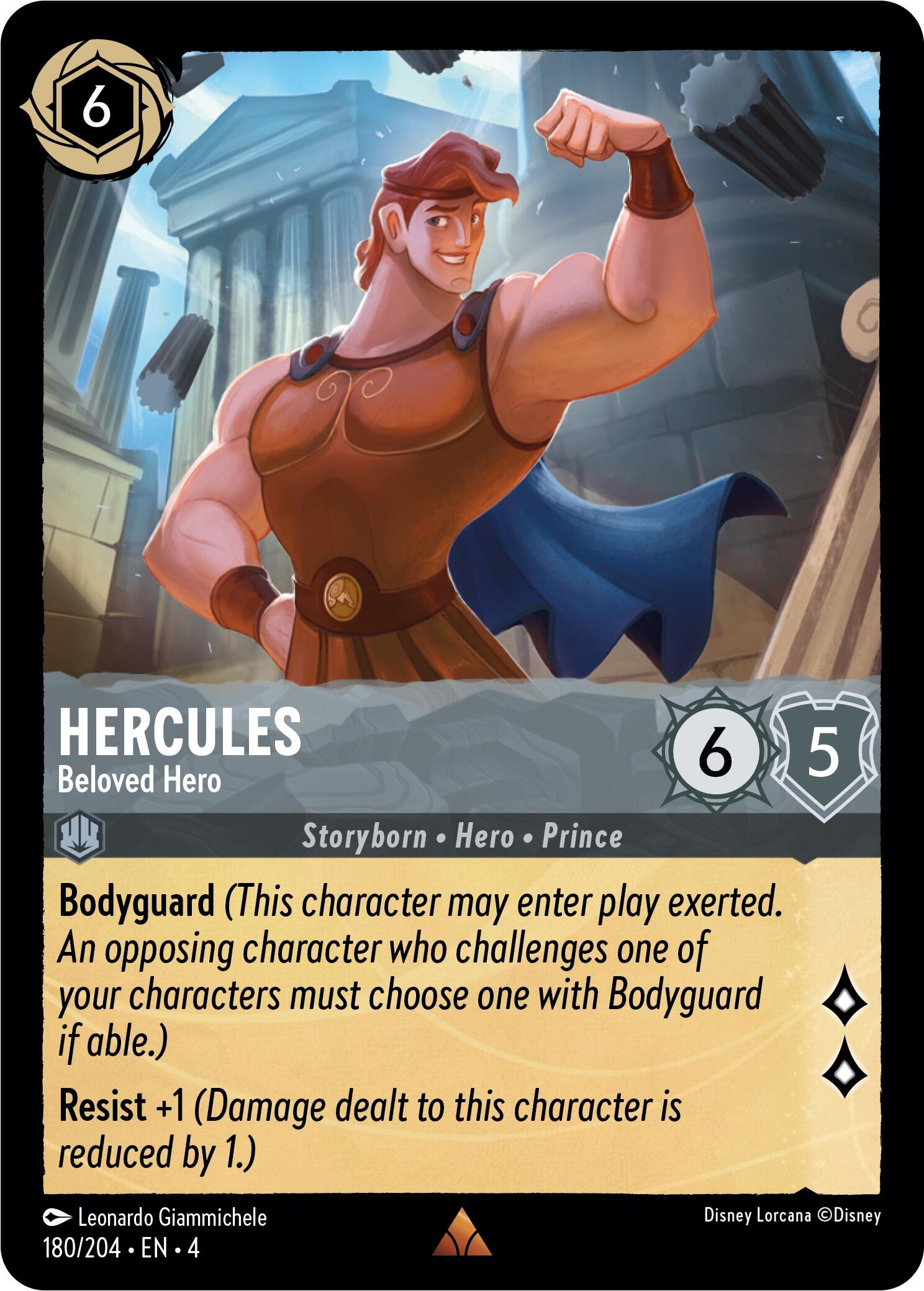 Hercules - Beloved Hero (180/204) [Ursula's Return] | Total Play