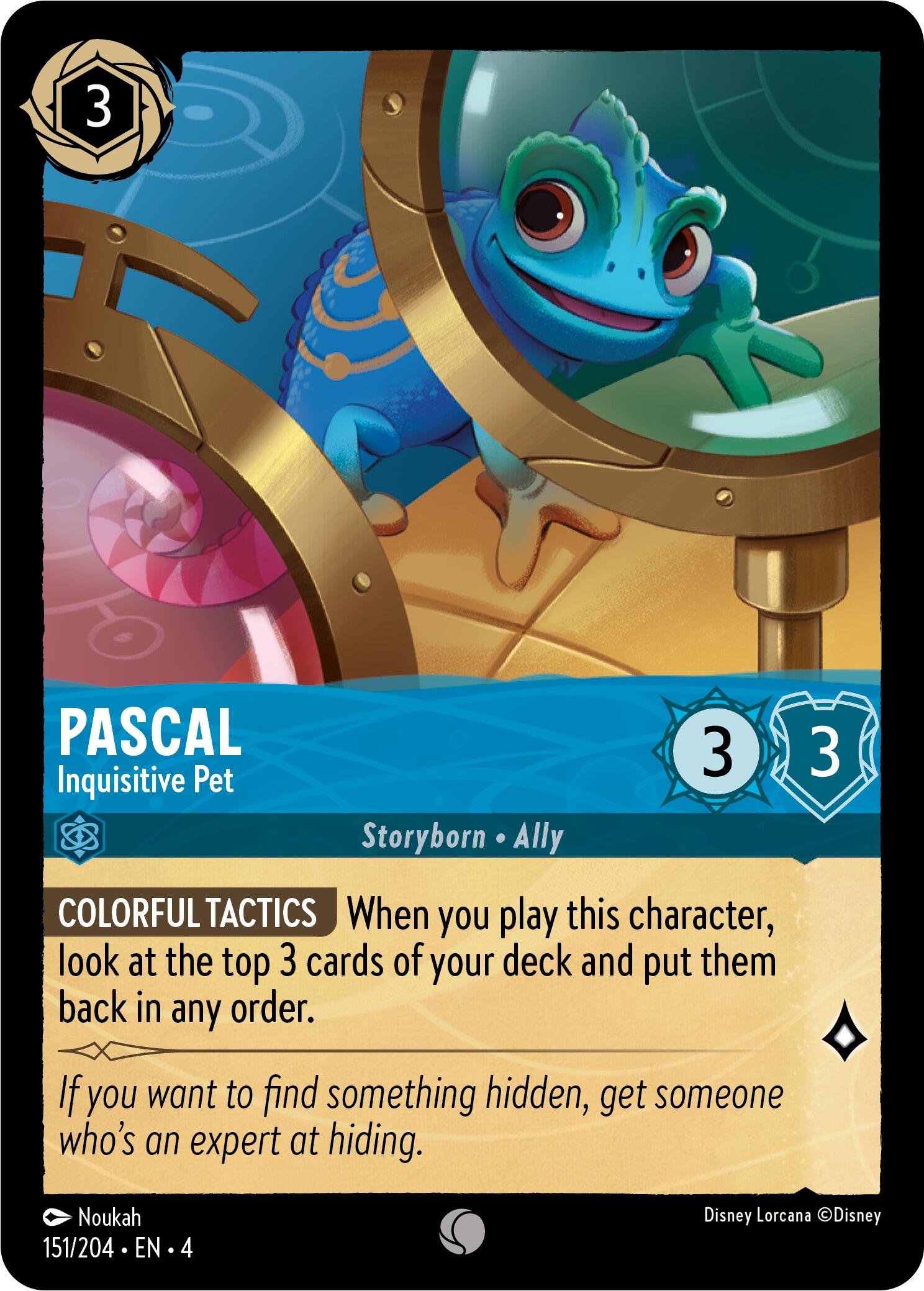 Pascal - Inquisitive Pet (151/204) [Ursula's Return] | Total Play