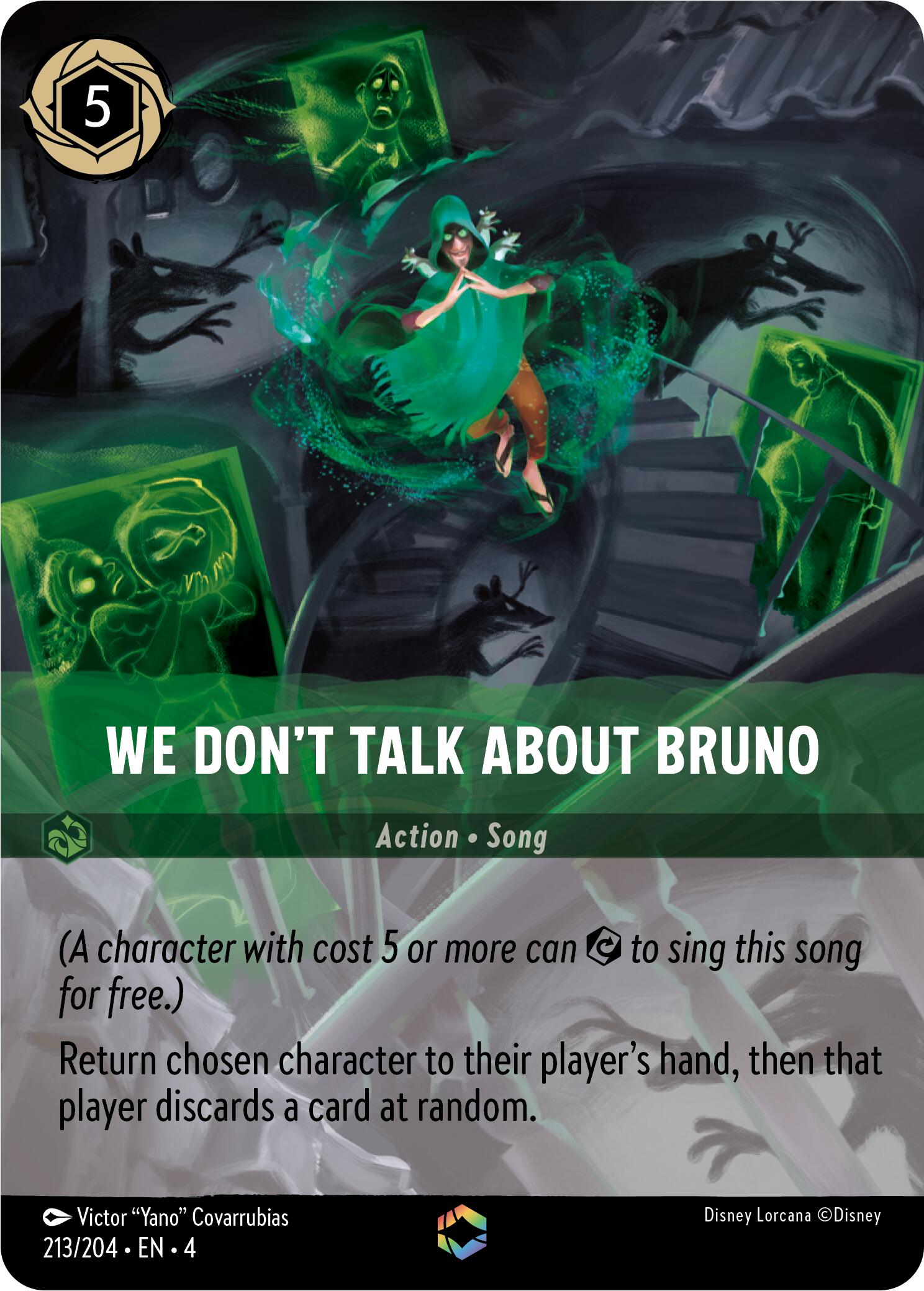 We Don't Talk About Bruno (Enchanted) (213/204) [Ursula's Return] | Total Play
