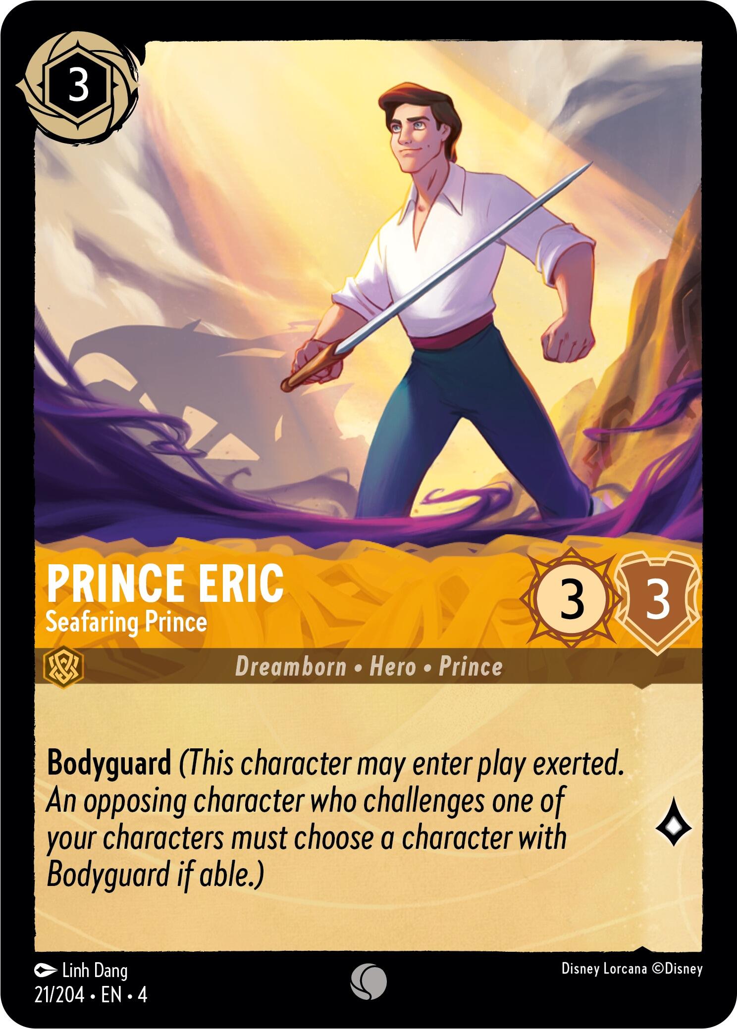 Prince Eric - Seafaring Prince (21/204) [Ursula's Return] | Total Play