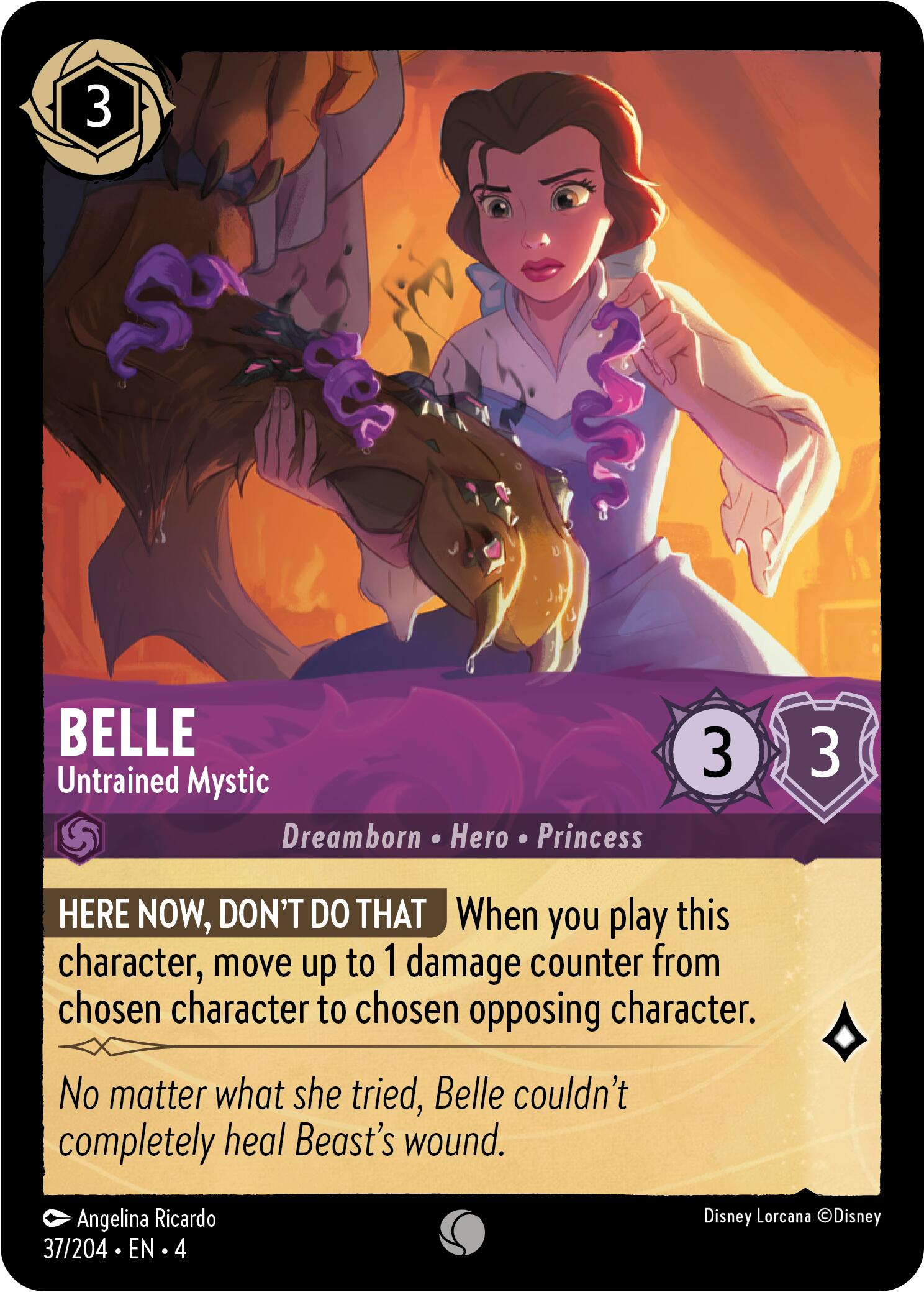 Belle - Untrained Mystic (37/204) [Ursula's Return] | Total Play