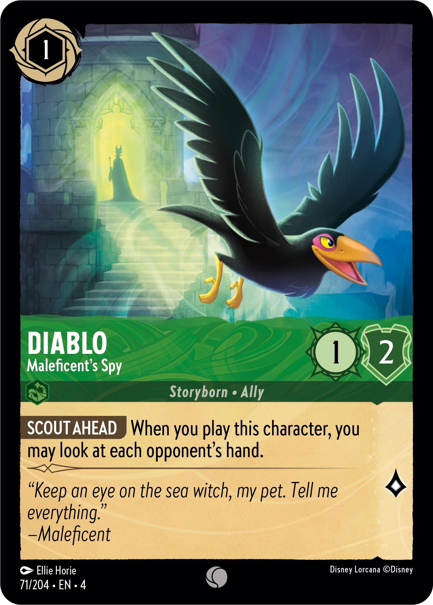 Diablo - Maleficent's Spy (71/204) [Ursula's Return] | Total Play