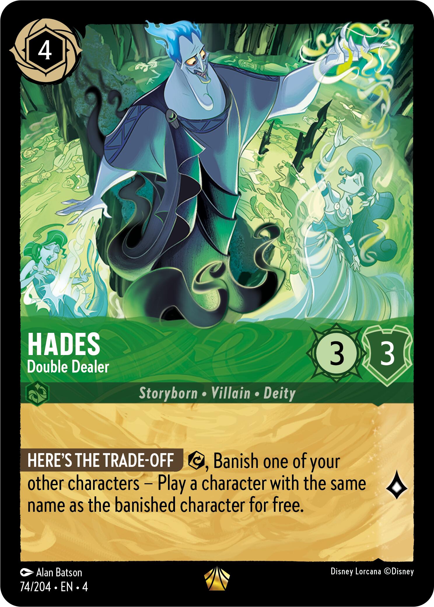 Hades - Double Dealer (74/204) [Ursula's Return] | Total Play