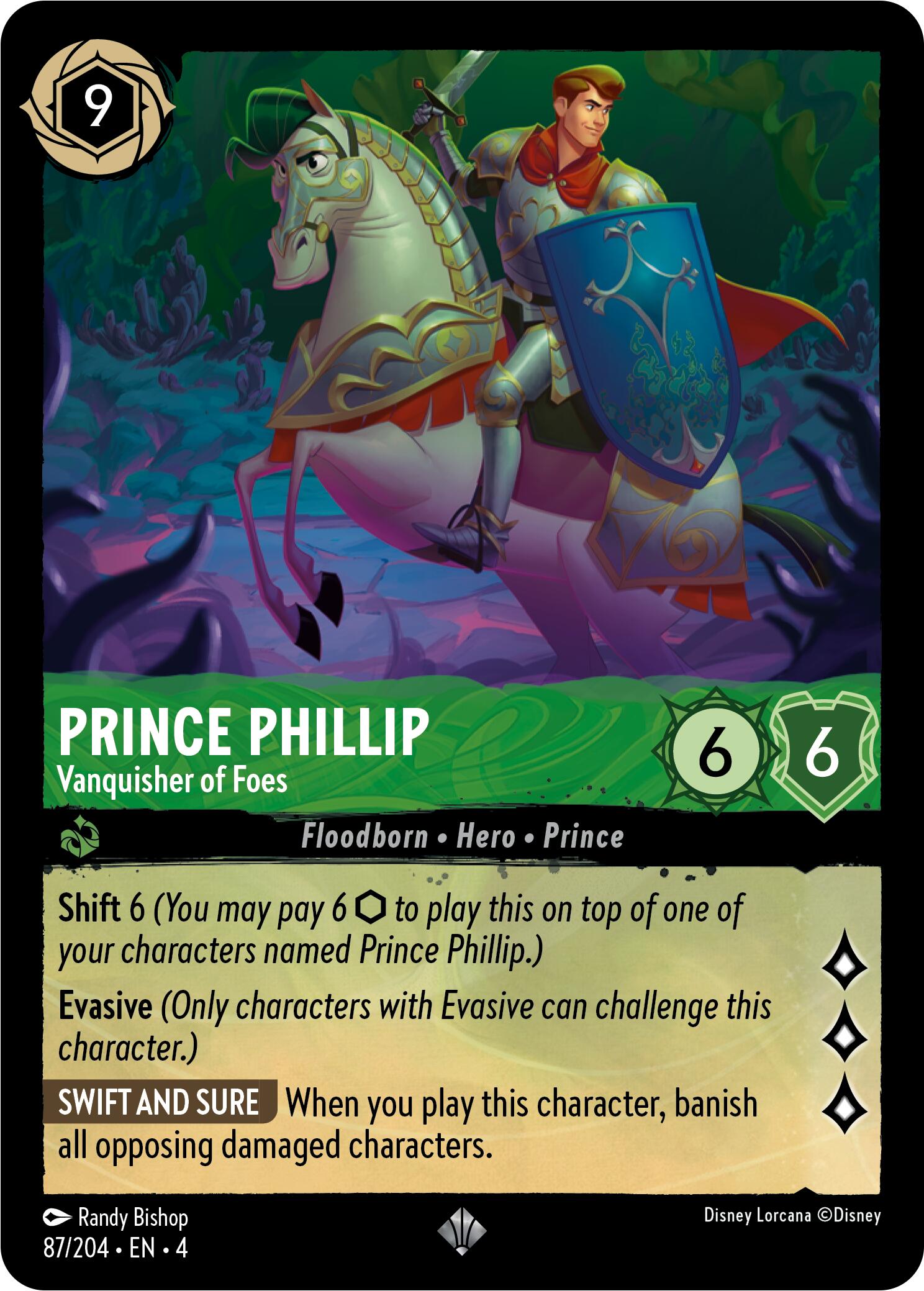 Prince Phillip - Vanquisher of Foes (87/204) [Ursula's Return] | Total Play
