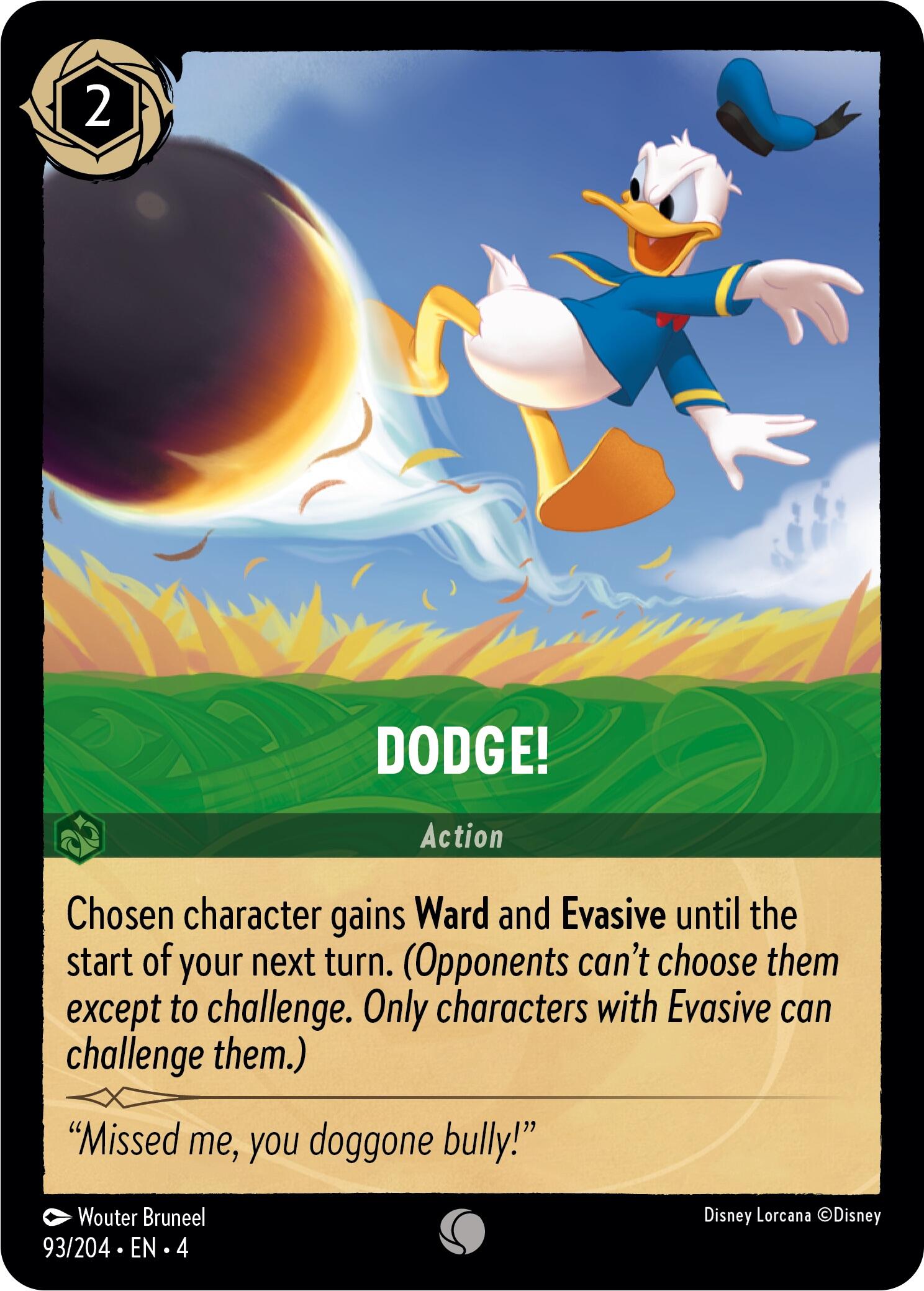 Dodge! (93/204) [Ursula's Return] | Total Play