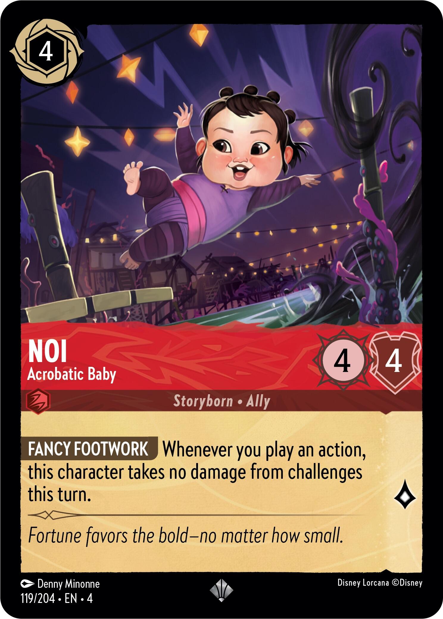 Noi - Acrobatic Baby (119/204) [Ursula's Return] | Total Play