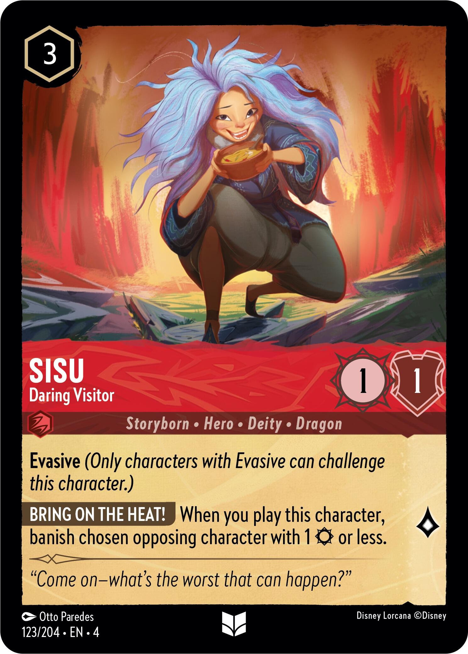 Sisu - Daring Visitor (123/204) [Ursula's Return] | Total Play