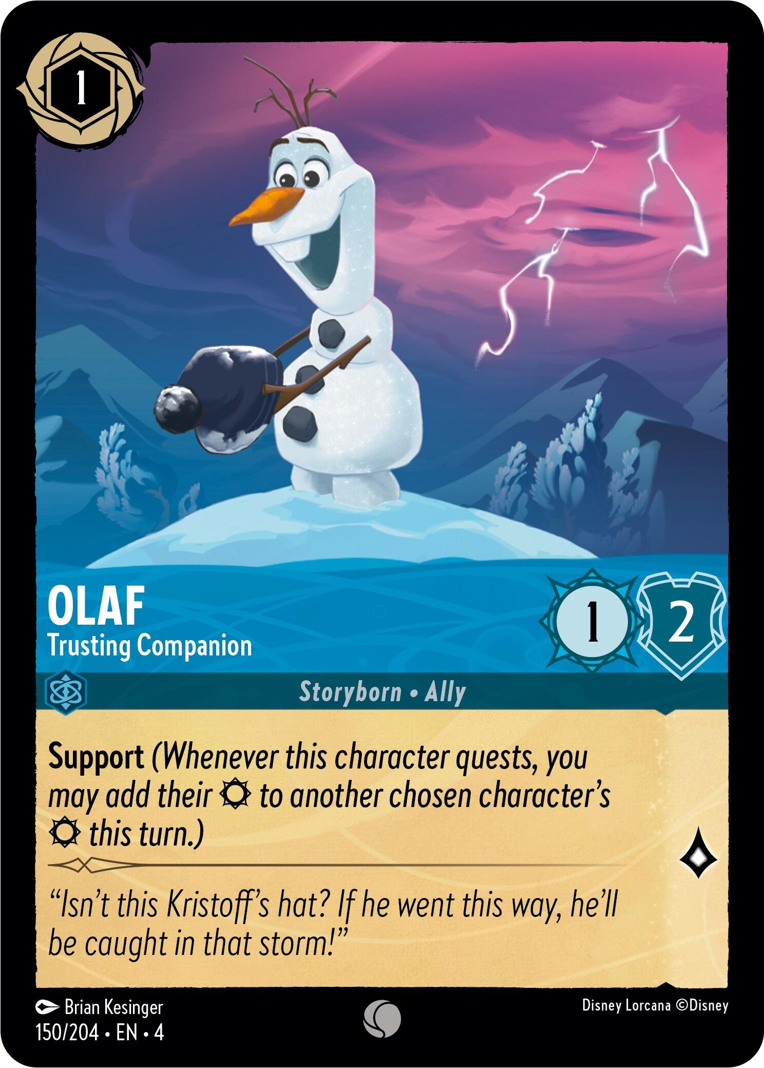 Olaf - Trusting Companion (150/204) [Ursula's Return] | Total Play