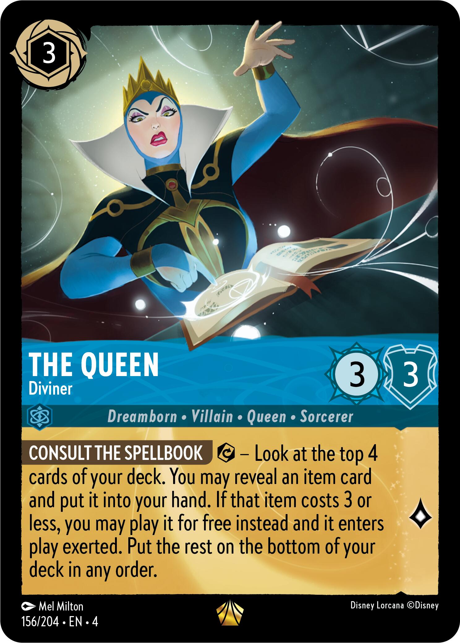 The Queen - Diviner (156/204) [Ursula's Return] | Total Play