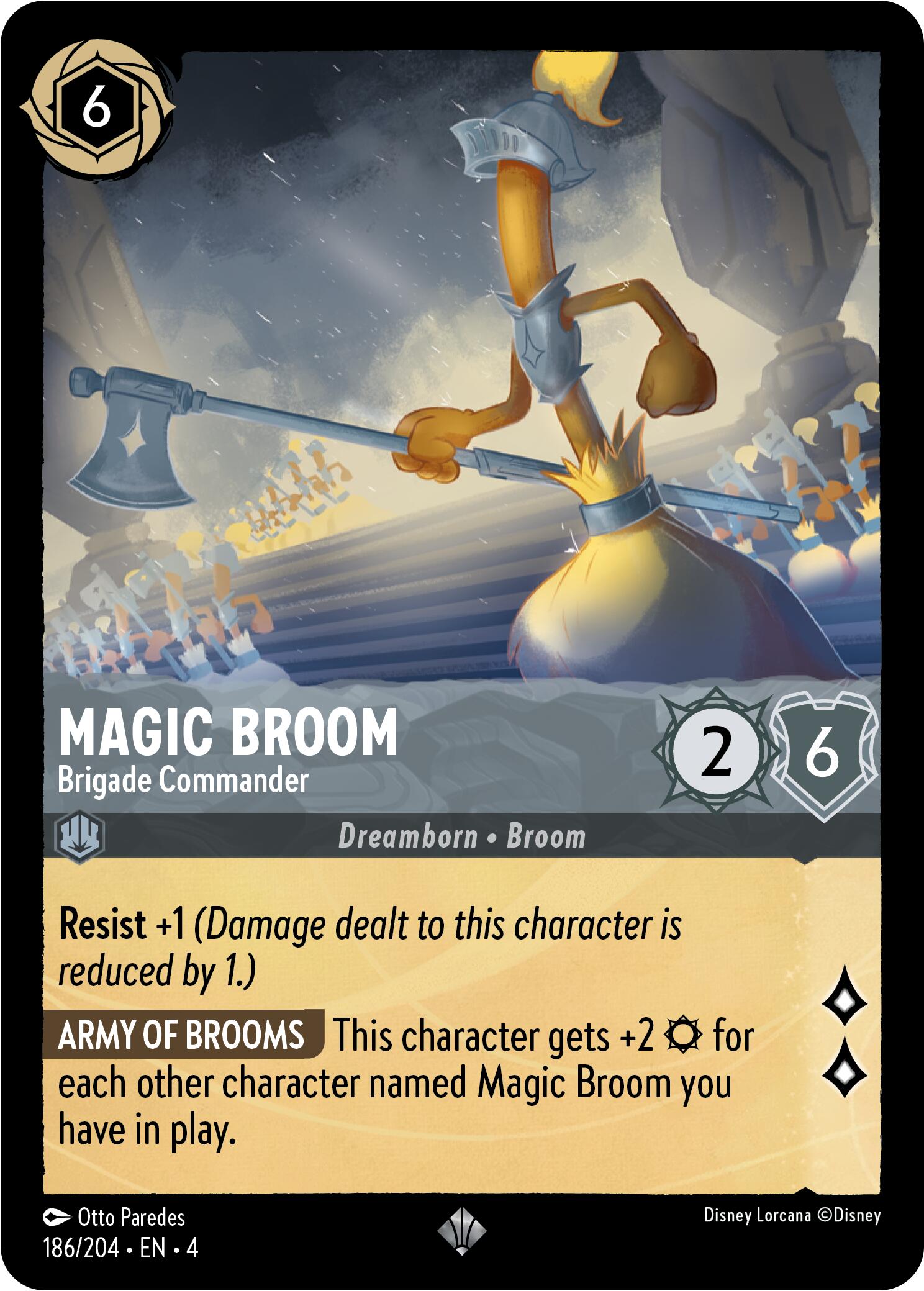 Magic Broom - Brigade Commander (186/204) [Ursula's Return] | Total Play