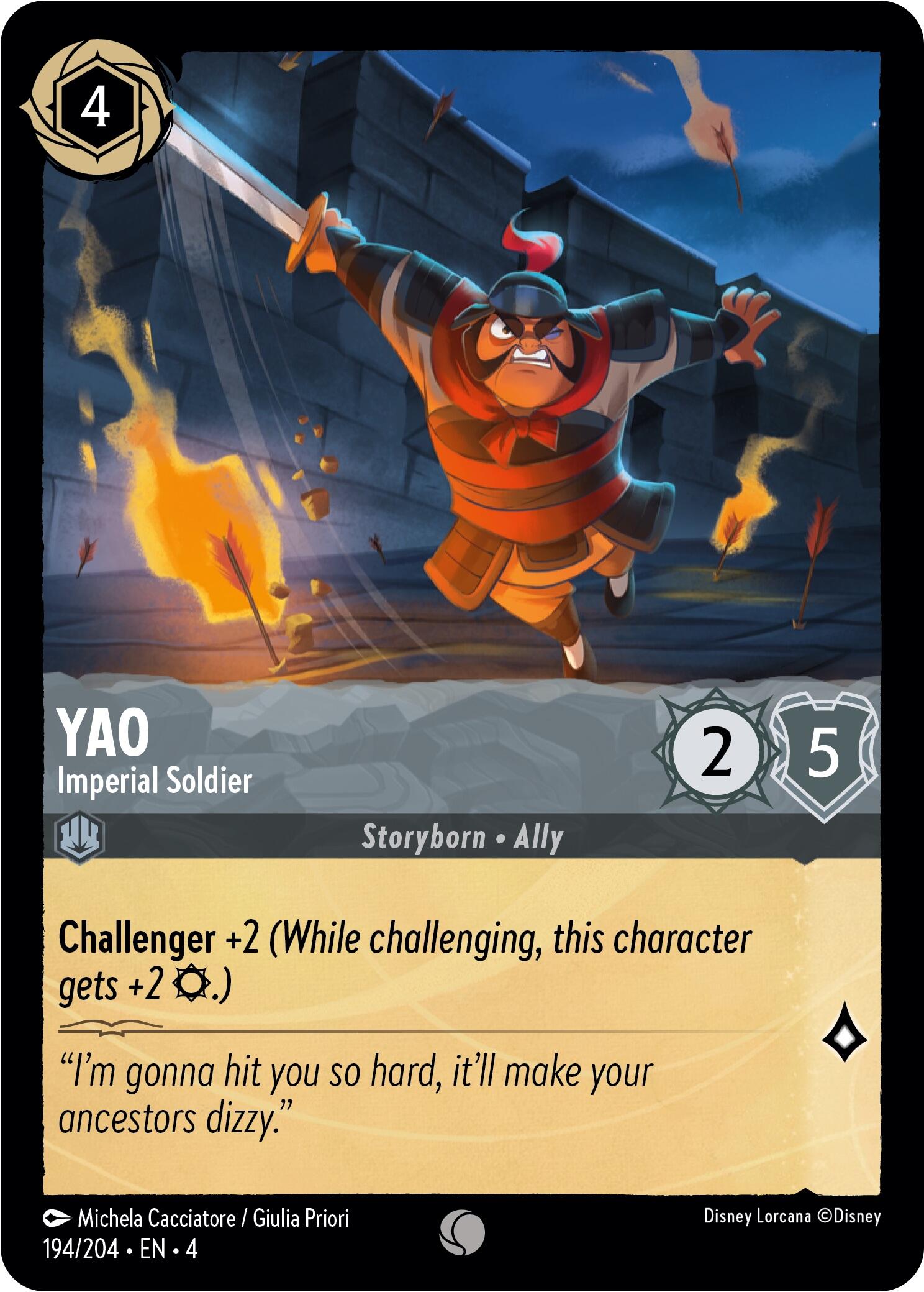 Yao - Imperial Soldier (194/204) [Ursula's Return] | Total Play