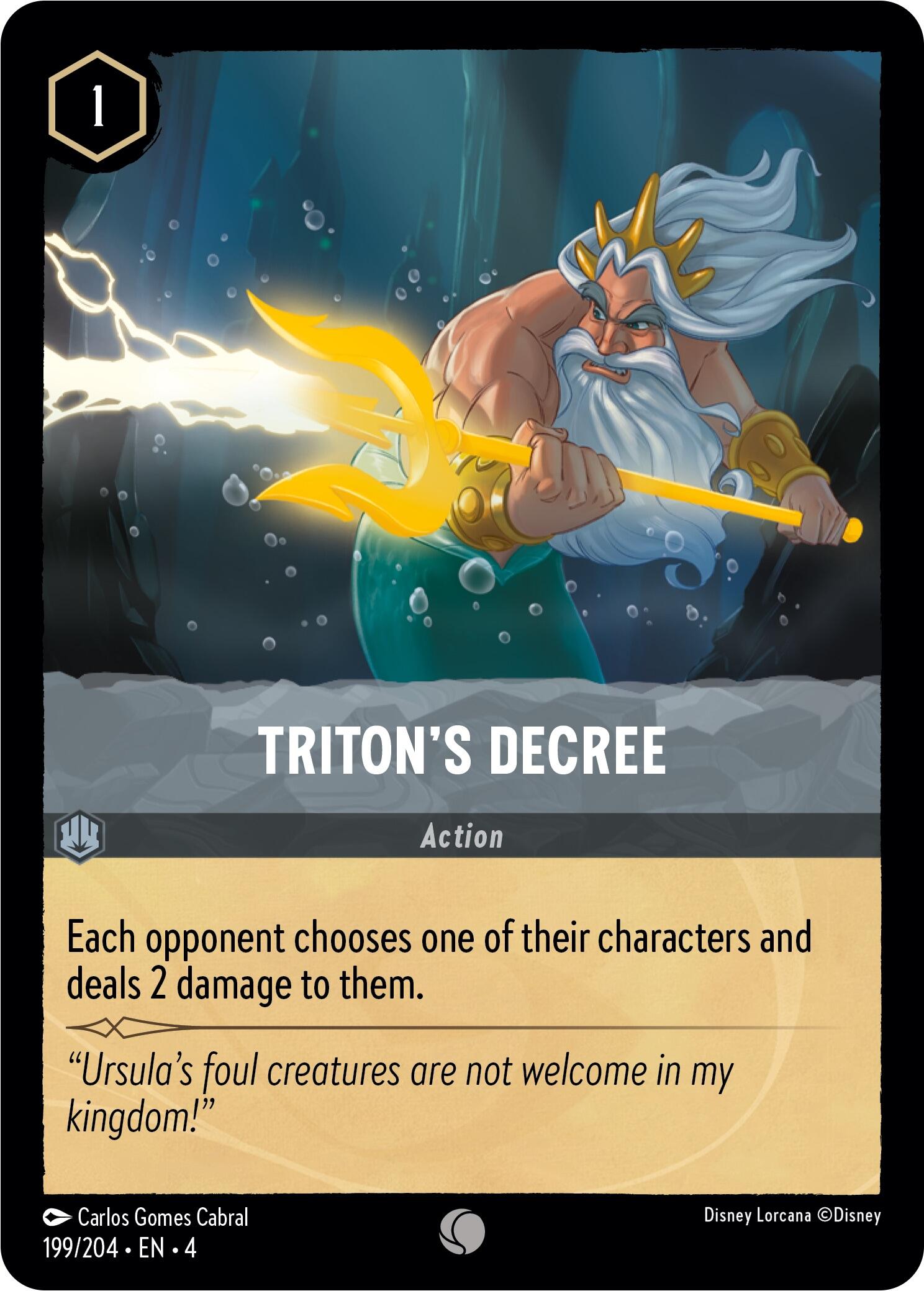 Triton's Decree (199/204) [Ursula's Return] | Total Play
