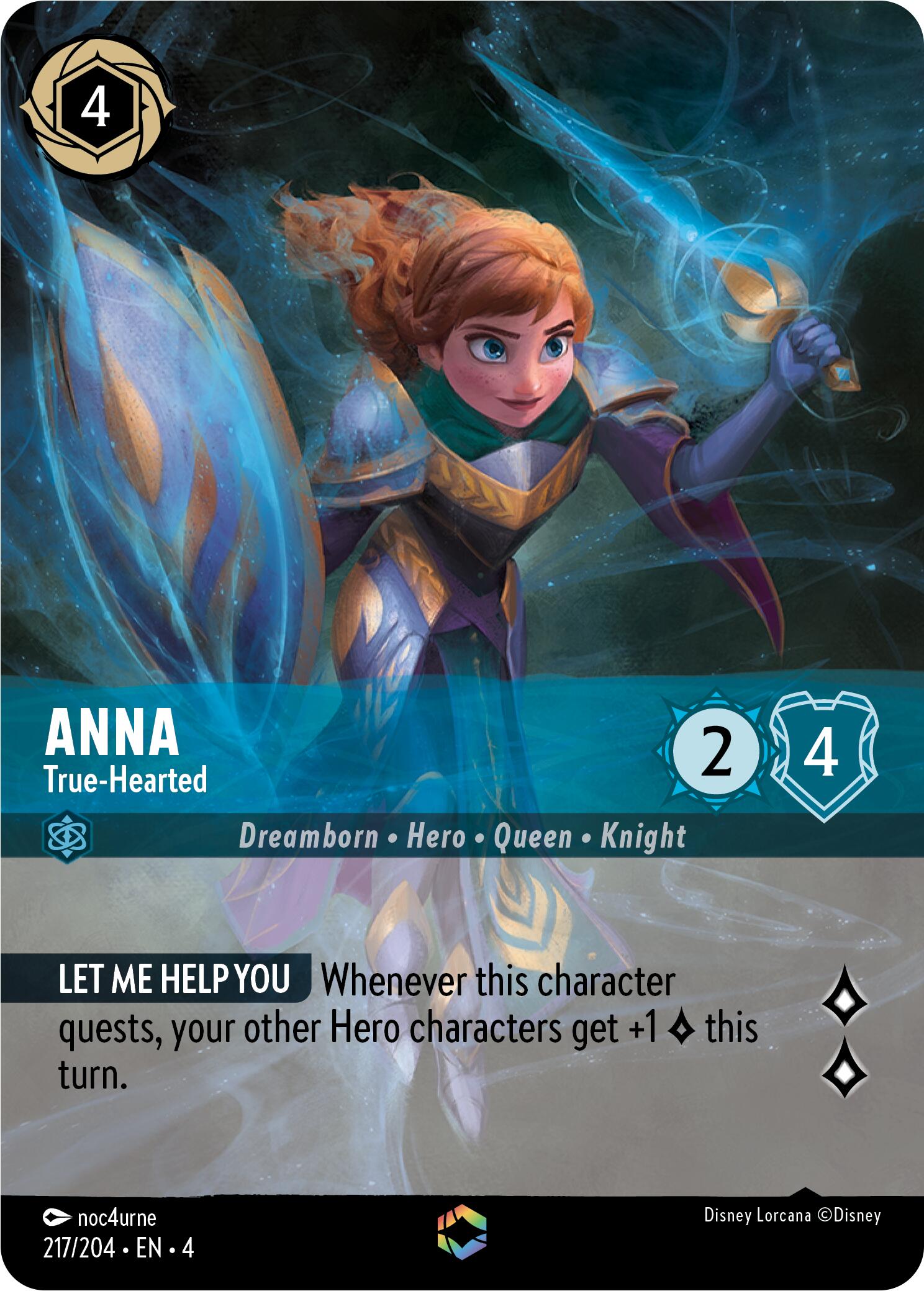 Anna - True-Hearted (Enchanted) (217/204) [Ursula's Return] | Total Play