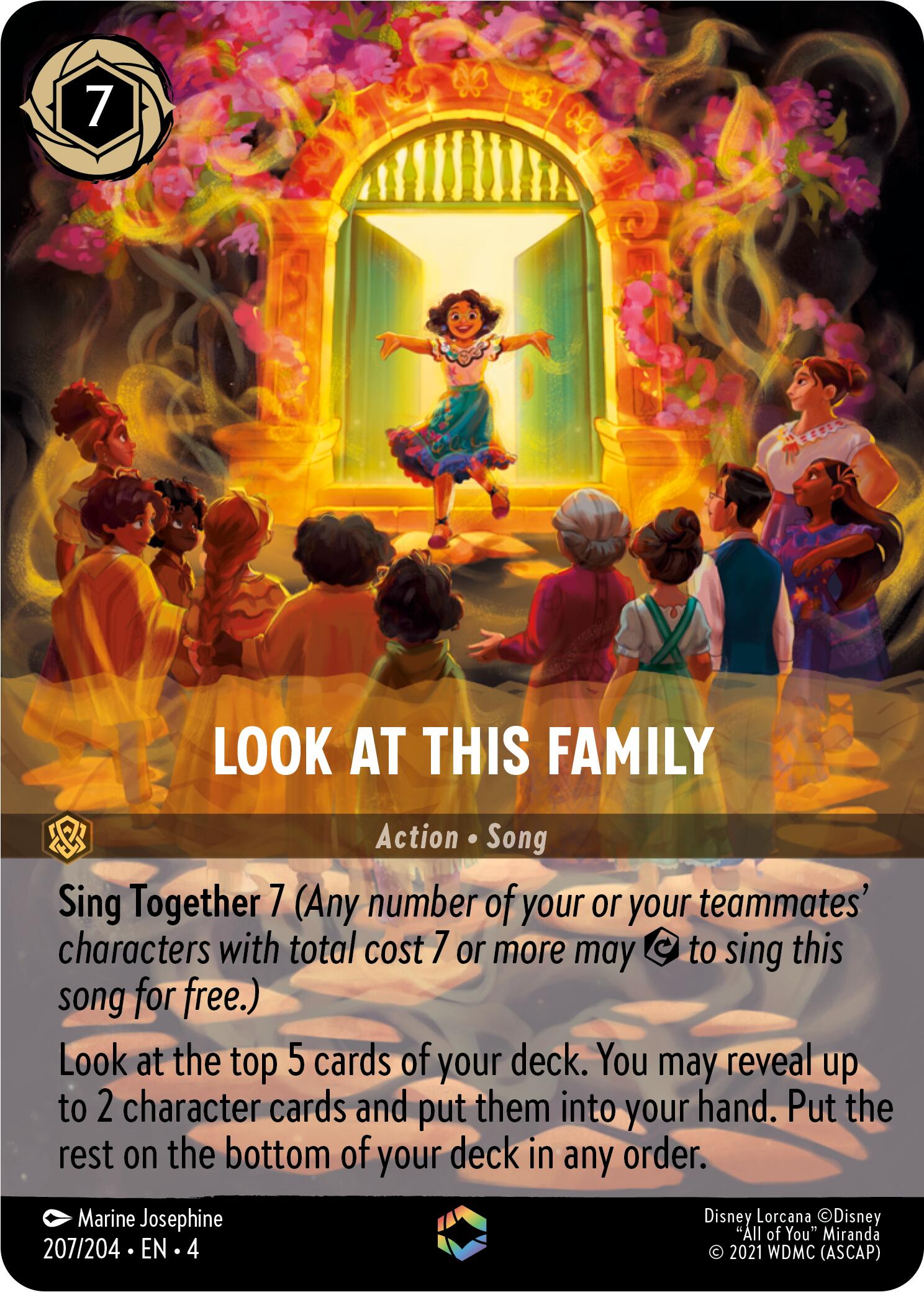 Look at This Family (Enchanted) (207/204) [Ursula's Return] | Total Play