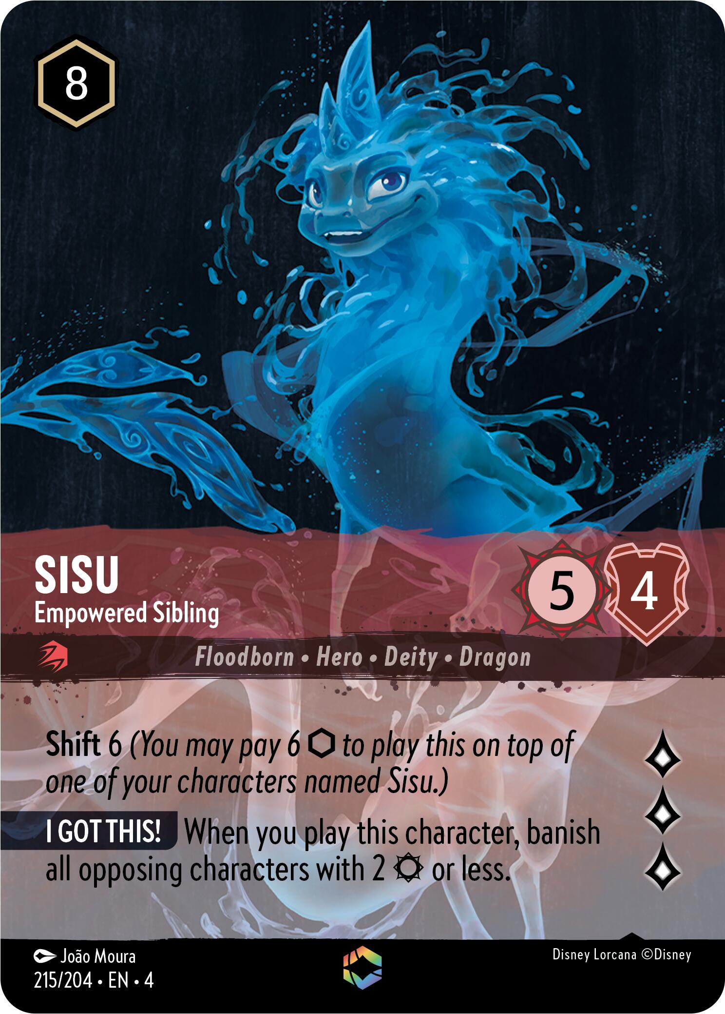 Sisu - Empowered Sibling (Enchanted) (215/204) [Ursula's Return] | Total Play