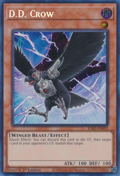 D.D. Crow (Secret Rare) [RA02-EN002] Secret Rare | Total Play