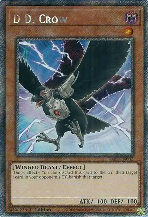 D.D. Crow (Platinum Secret Rare) [RA02-EN002] Platinum Secret Rare | Total Play