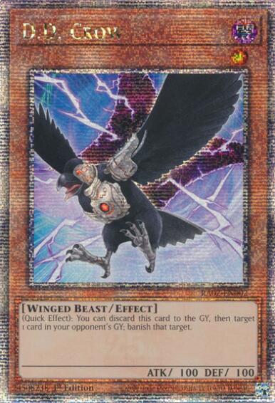 D.D. Crow (Quarter Century Secret Rare) [RA02-EN002] Quarter Century Secret Rare | Total Play