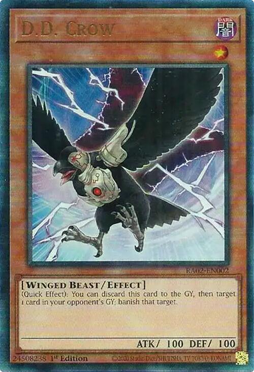 D.D. Crow (PUR) [RA02-EN002] Prismatic Ultimate Rare | Total Play