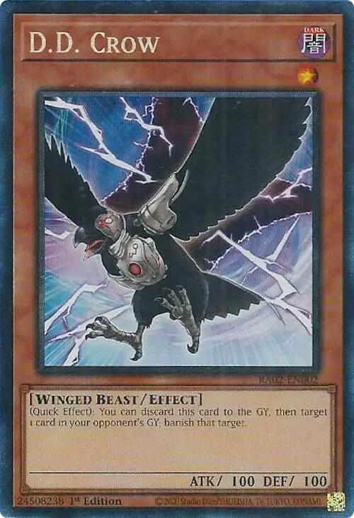 D.D. Crow (PCR) [RA02-EN002] Prismatic Collector's Rare | Total Play