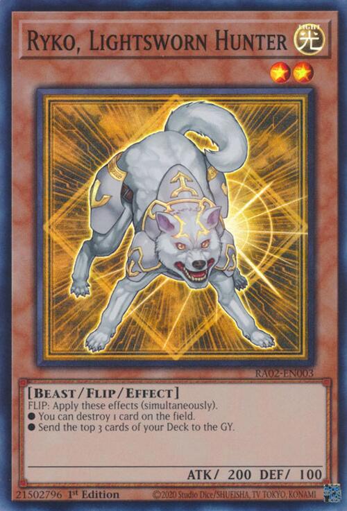 Ryko, Lightsworn Hunter [RA02-EN003] Super Rare | Total Play