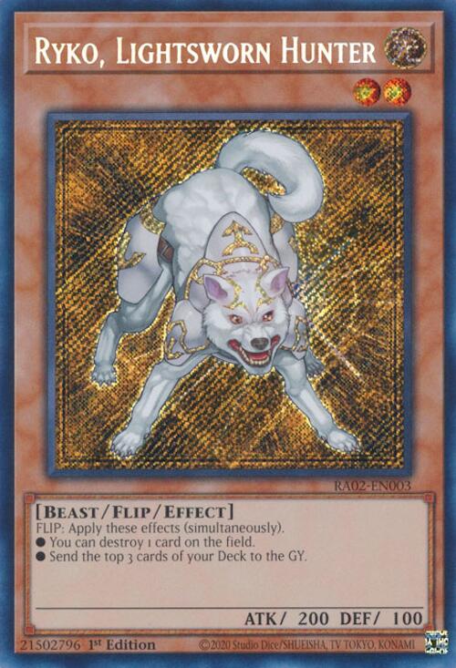 Ryko, Lightsworn Hunter (Secret Rare) [RA02-EN003] Secret Rare | Total Play