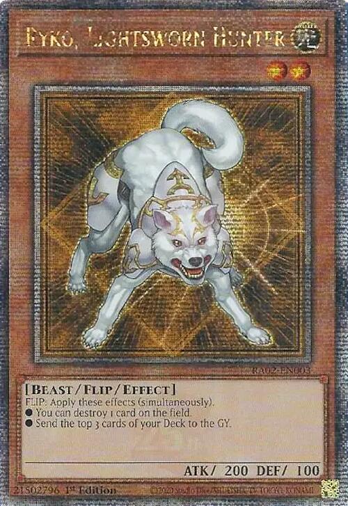 Ryko, Lightsworn Hunter (Quarter Century Secret Rare) [RA02-EN003] Quarter Century Secret Rare | Total Play