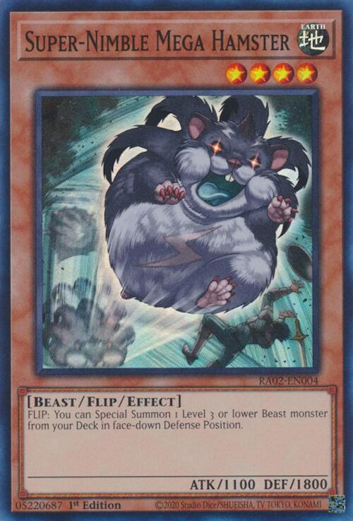 Super-Nimble Mega Hamster [RA02-EN004] Super Rare | Total Play