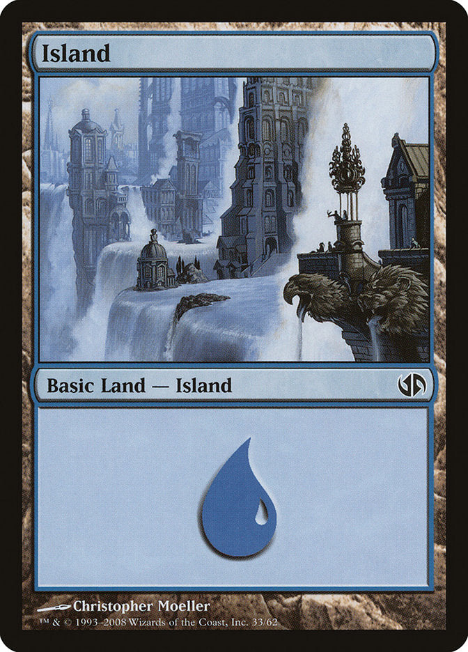 Island (33) [Duel Decks: Jace vs. Chandra] | Total Play