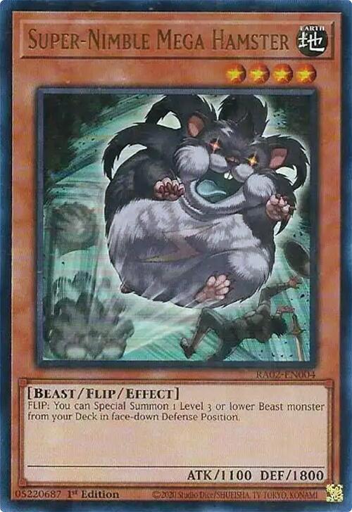 Super-Nimble Mega Hamster (UR) [RA02-EN004] Ultra Rare | Total Play