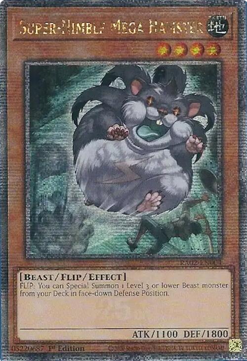Super-Nimble Mega Hamster (Quarter Century Secret Rare) [RA02-EN004] Quarter Century Secret Rare | Total Play