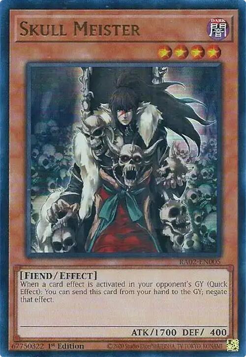 Skull Meister (UR) [RA02-EN005] Ultra Rare | Total Play