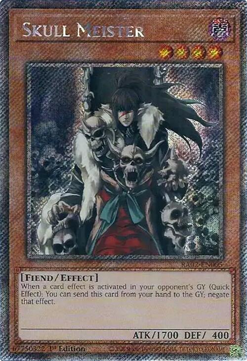 Skull Meister (Platinum Secret Rare) [RA02-EN005] Platinum Secret Rare | Total Play