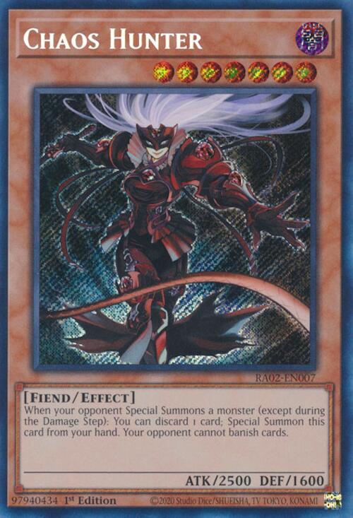 Chaos Hunter (Secret Rare) [RA02-EN007] Secret Rare | Total Play