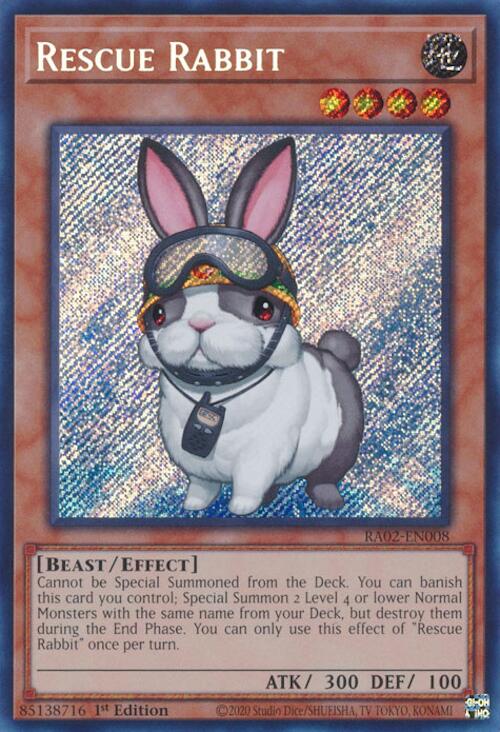 Rescue Rabbit (Secret Rare) [RA02-EN008] Secret Rare | Total Play
