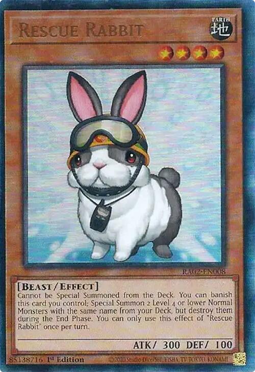 Rescue Rabbit (PUR) [RA02-EN008] Prismatic Ultimate Rare | Total Play